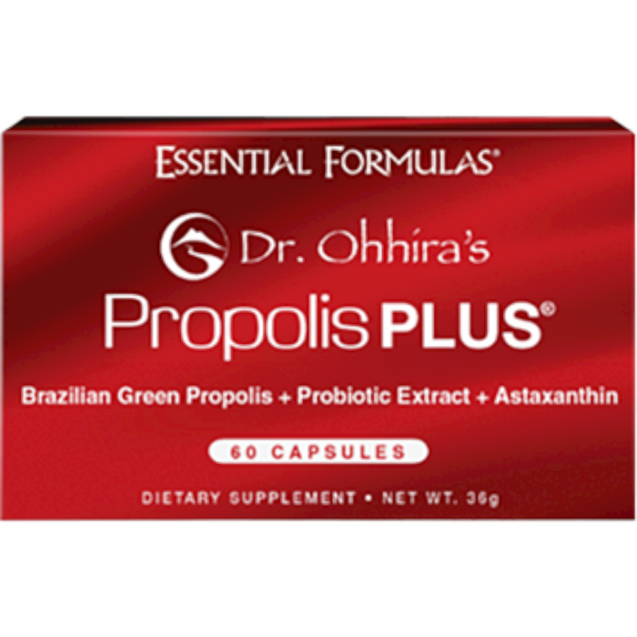 Essential Formulas Dr. Ohhira's Propolis PLUS, 60 capsules, front of box