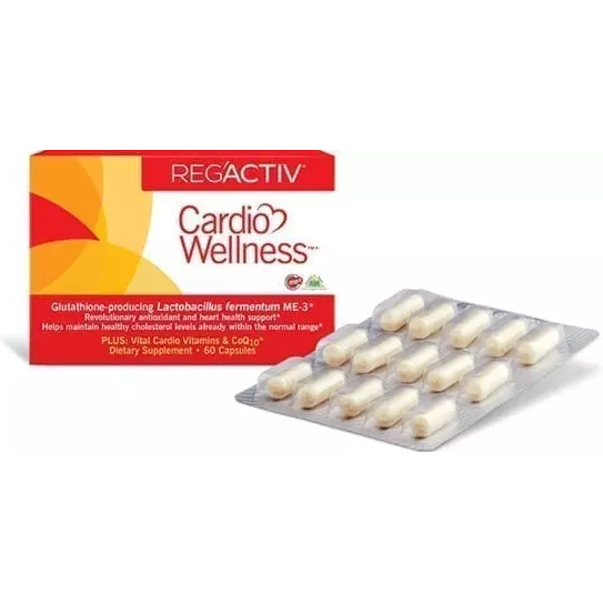 Essential Formulas RegActiv Cardio & Wellness, 60 capsules, front of box and blister pack