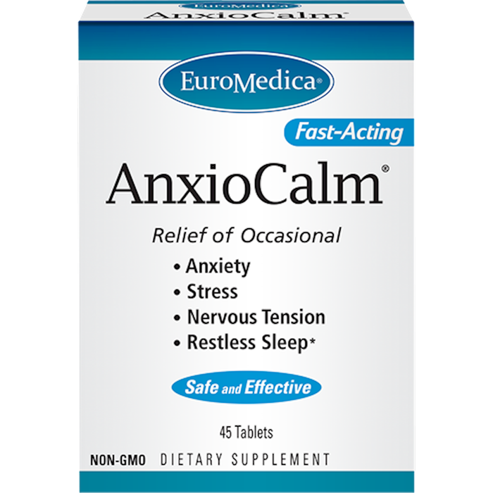 EuroMedica AnxioCalm, 45 tablets, front of box