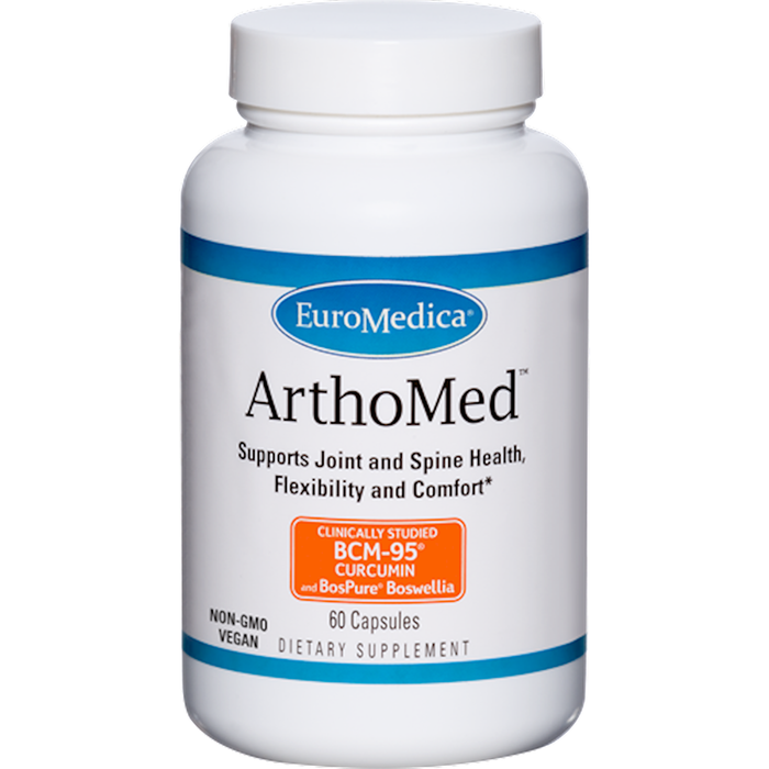 EuroMedica ArthoMed, 60 vegetable capsules, front of bottle