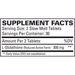 EuroMedica Clinical Glutathione 60 tablets supplement facts label