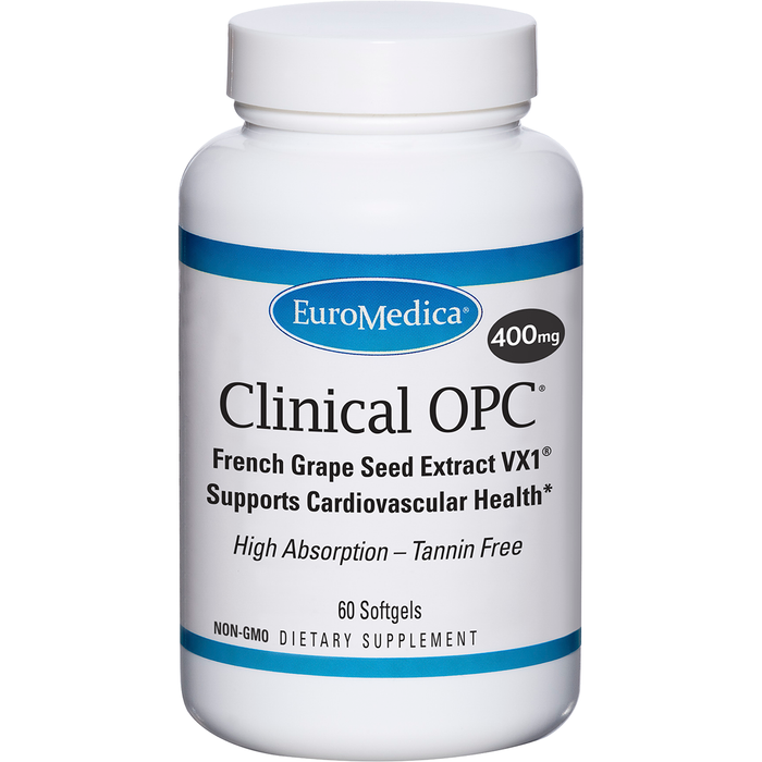 EuroMedica Clinical OPC, 60 softgels, front of bottle