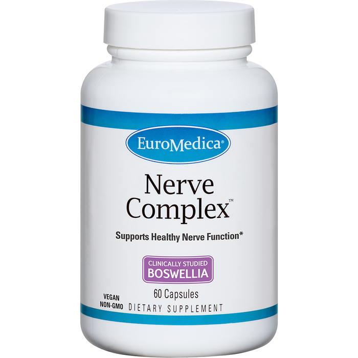 EuroMedica Nerve Complex, 60 capsules, front of bottle