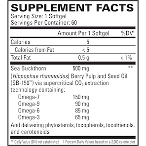 EuroMedica ProHydra-7 60 softgels supplement facts label