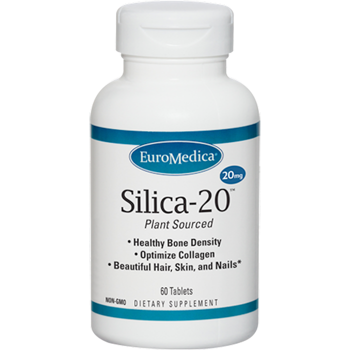 EuroMedica Silica-20, 60 tablets, front of bottle