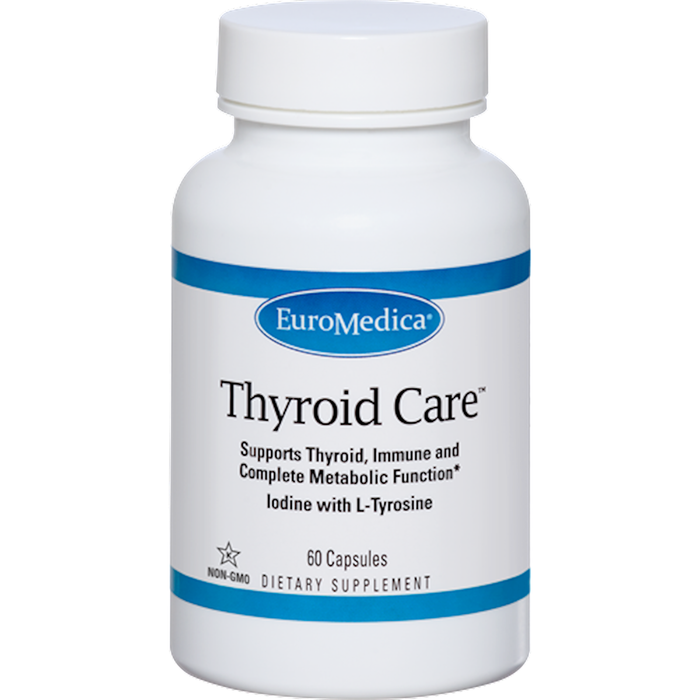 EuroMedica Thyroid Care, 60 capsules, front of bottle