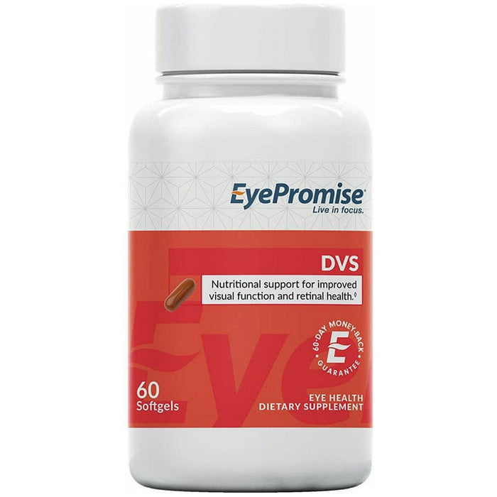 EyePromise DVS Diabetes Vision Support, 60 softgels, front of bottle