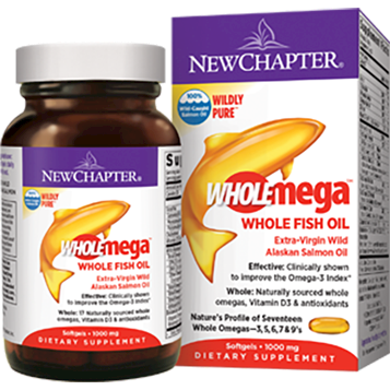 New Chapter, Wholemega 1,000 mg 60 softgels