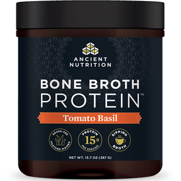 Ancient Nutrition, Bone Broth Protein - Tomato Basil 13.7 oz