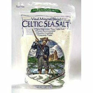 Fine Ground Light Grey Sea Salt 1/2lb by Celtic Sea Salt