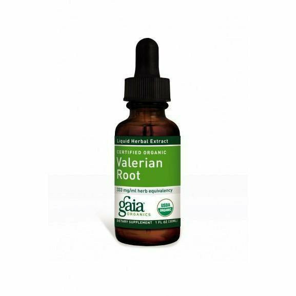 Gaia Herbs Valerian Root, 1 fl oz, front of bottle