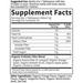 Garden of Life Dr. Formulated Organic Fiber Citrus 7.9 oz supplement facts label