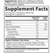 Garden of Life Dr. Formulated Organic Fiber Unflavored 6.9 oz supplement facts label