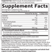 Garden of Life Dr. Formulated Whole Food Magnesium Orange 7 oz supplement facts label