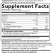 Garden of Life Dr. Formulated Whole Food Magnesium Raspberry Lemon 7 oz supplement facts label