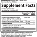 Garden of Life mykind Organics Ashwagandha Stress & Mood 60 tablets supplement facts label