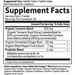 Garden of Life mykind Organics Maximum Strength Turmeric 30 tablets supplement facts label