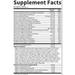Garden of Life mykind Organics Men's Multi 40+ 60 tablets supplement facts label