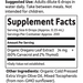 Garden of Life mykind Organics Oil of Oregano 1 fl oz supplement facts label