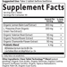 Garden of Life mykind Organics Sleep Well Rest & Refresh 30 tablets supplement facts label