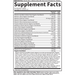 Garden of Life mykind Organics Women's Multi 60 tablets supplement facts label