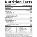 Garden of Life Organic Plant Protein Vanilla 10 servings nutrition facts label