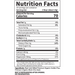 Garden of Life Raw Organic Flax Meal and Chia Seeds 12 oz nutrition facts label