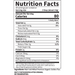 Garden of Life Raw Organic Flax Seed Omega-3 14 oz nutrition facts label