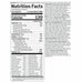 Garden of Life RAW Organic Meal Chocolate 28 servings nutrition facts label