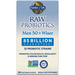 Garden of Life RAW Probiotics Men 50 & Wiser, 90 veg capsules, front of box