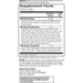 Garden of Life RAW Resveratrol 60 veg capsules supplement facts label