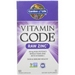 Garden of Life Vitamin Code RAW Zinc, 60 veg capsules, front of box