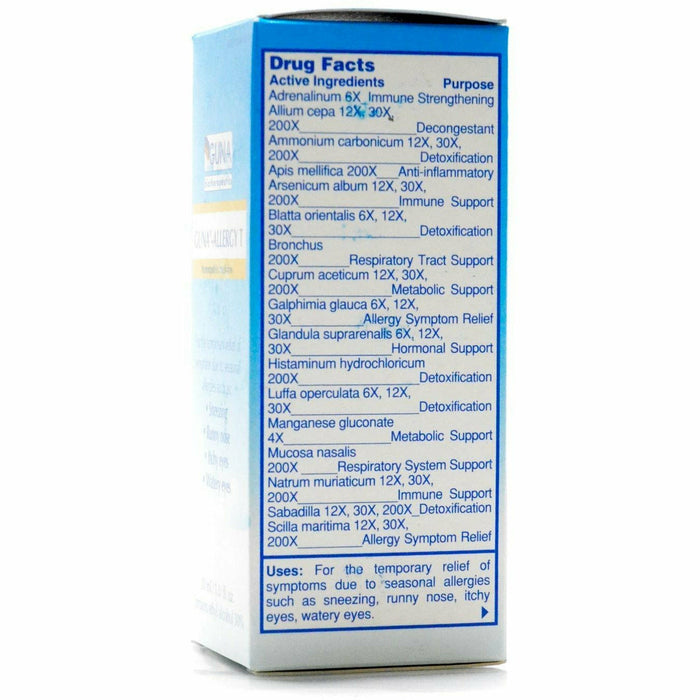 Guna Eubioflor 1 fl oz drug facts label