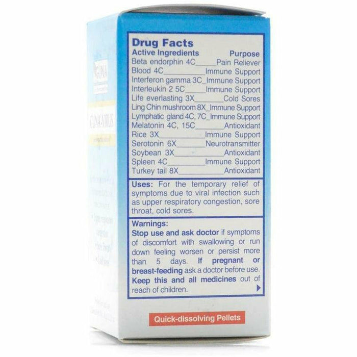 Guna Virus 2 tubes drug facts label
