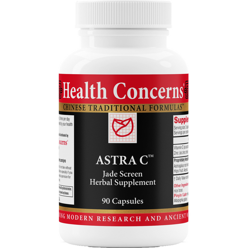 Health Concerns Astra C, 90 capsules, front of bottle