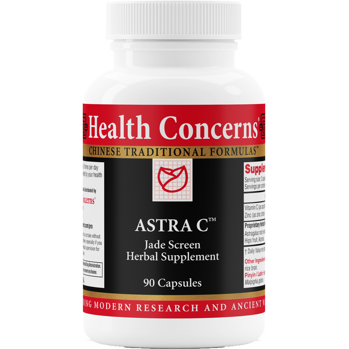 Health Concerns Astra C, 90 capsules, front of bottle