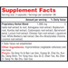 Health Concerns Astra Isatis 270 capsules supplement facts label