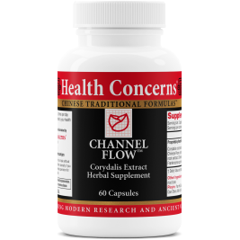 Health Concerns Channel Flow, 60 capsules, front of bottle