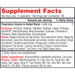 Health Concerns Chzyme 90 capsules supplement facts label