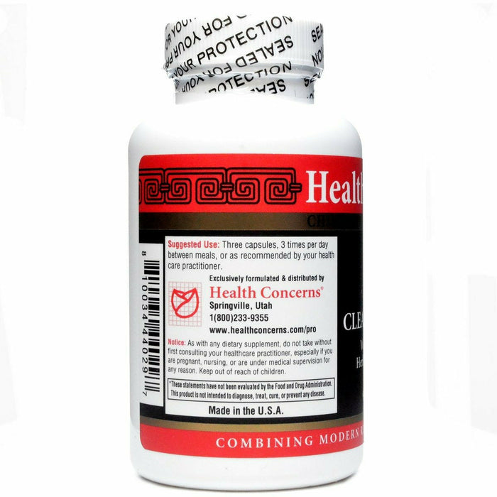 Health Concerns Clear Phlegm 90 capsules suggested use label
