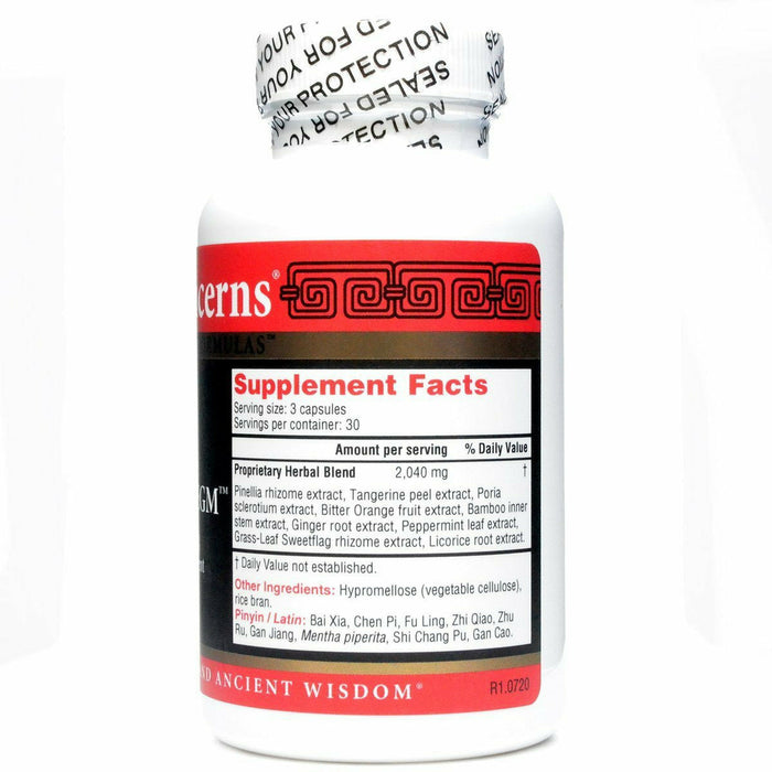 Health Concerns Clear Phlegm 90 capsules supplement facts label