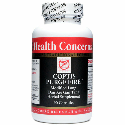 Health Concerns Coptis Purge Fire, 90 capsules, front of bottle