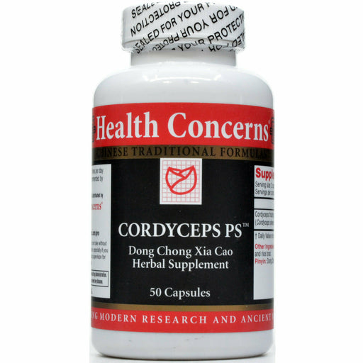 Health Concerns Cordyceps PS, 50 capsules, front of bottle