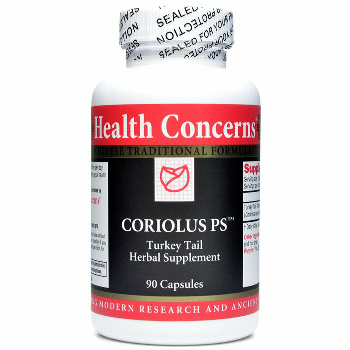Health Concerns Coriolus PS, 90 capsules, front of bottle