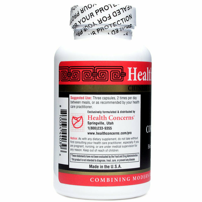 Health Concerns Coriolus PS 90 capsules suggested use label