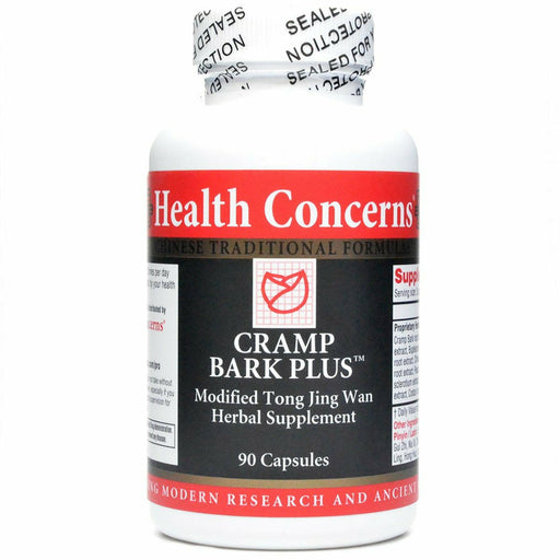 Health Concerns Cramp Bark Plus, 90 capsules, front of bottle