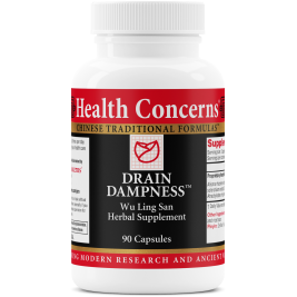 Health Concerns Drain Dampness, 90 capsules, front of bottle