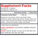 Health Concerns Ease 2 90 capsules supplement facts label