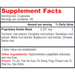 Health Concerns GB-6 90 capsules supplement facts label