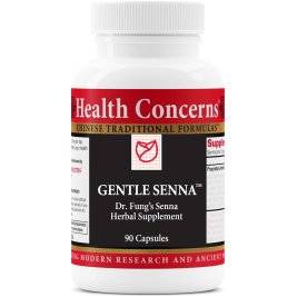 Health Concerns Gentle Senna, 90 capsules, front of bottle